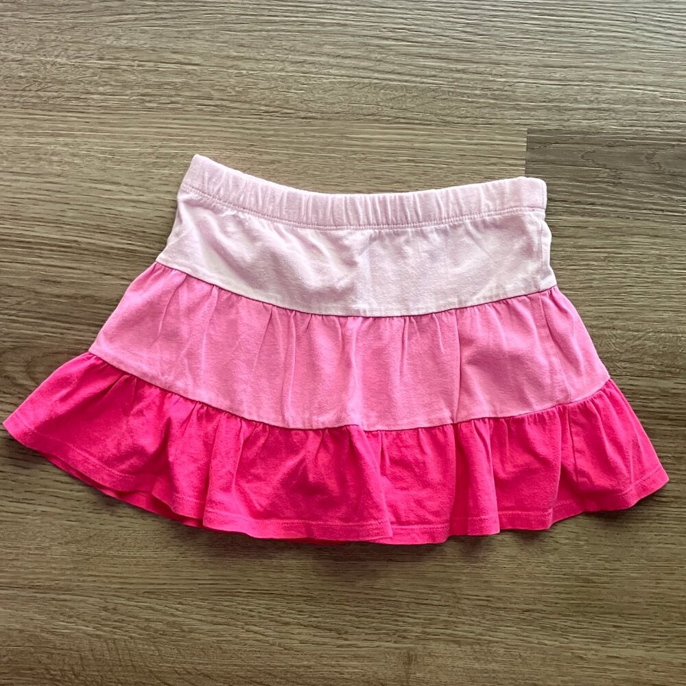 Okie Dokie Pink Tiered Skort